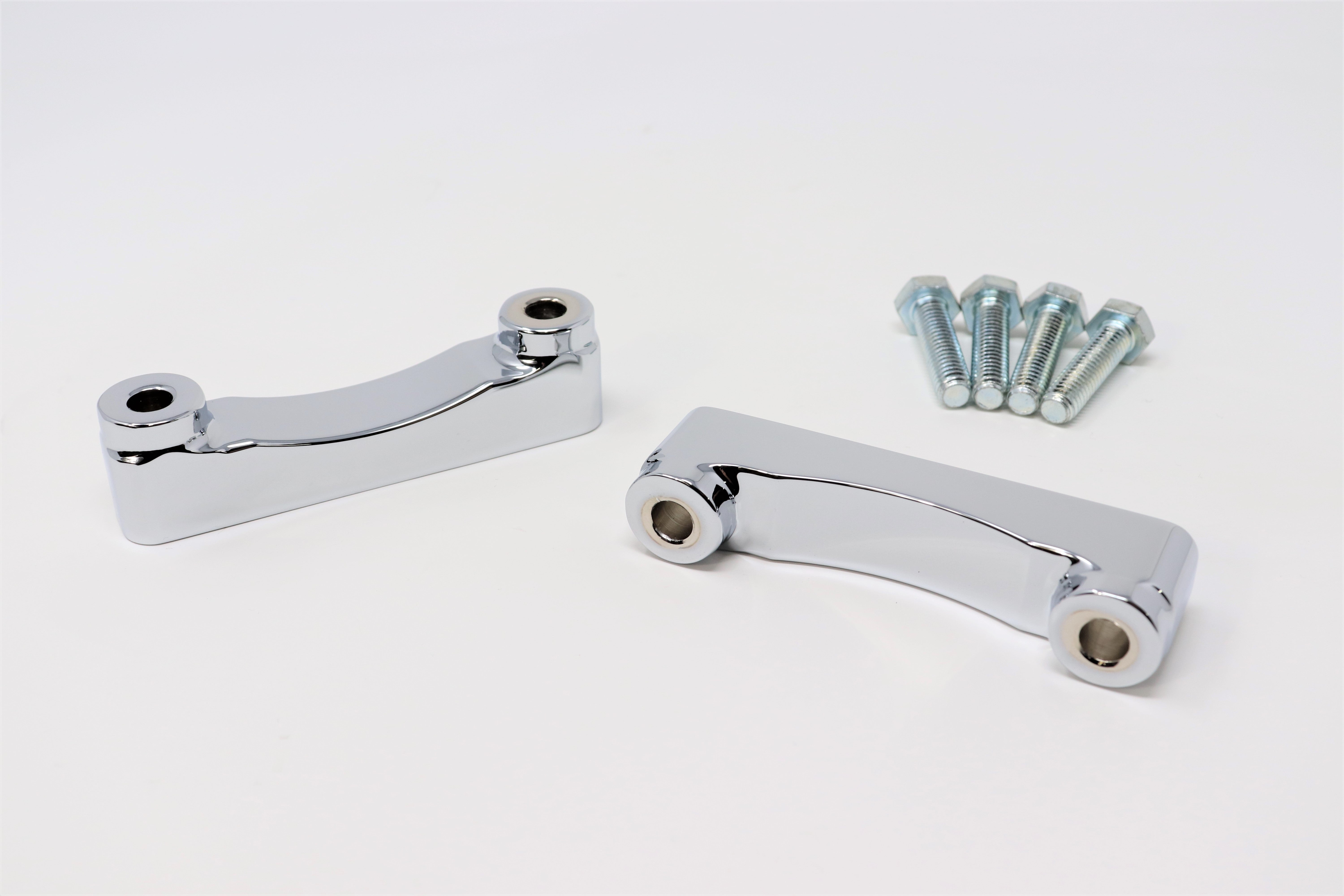Billet Aluminum Wrap Front Fender Spacers – 23 & 26 Inch – For Harley Touring 2013-Down